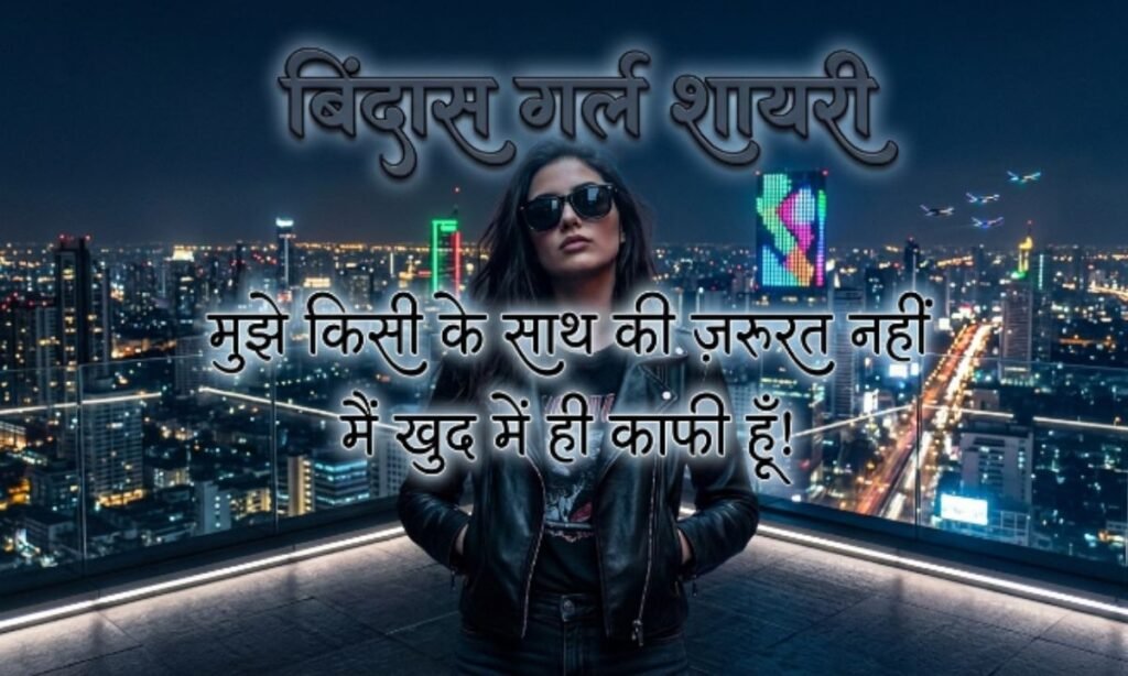 Alone girl attitude shayari in Hindi