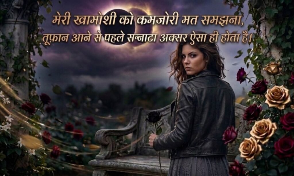 Attitude shayari for girls in hindi for instagram
