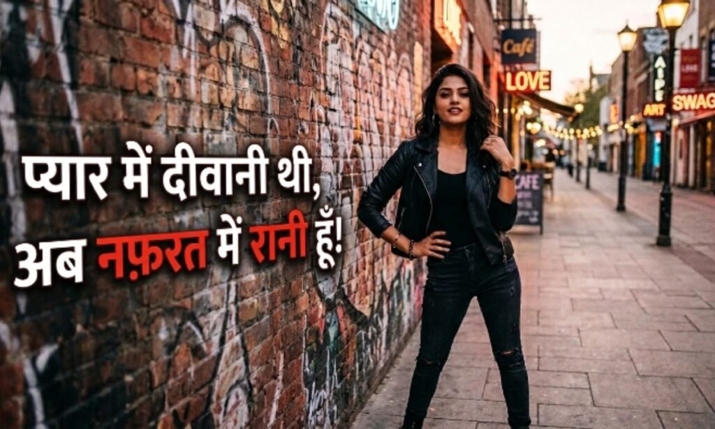 Girl attitude shayari in hindi for love_