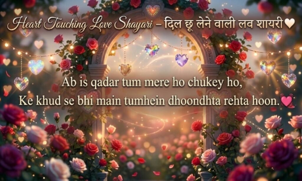 Heart Touching Love Shayari – दिल छू लेने वाली लव शायरी