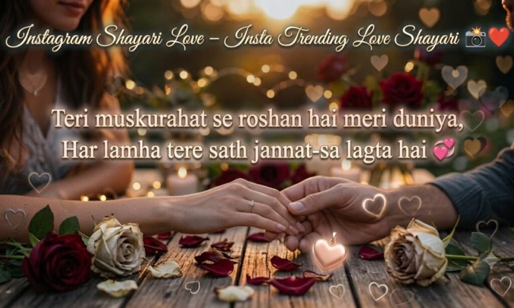 Instagram Shayari Love – Insta Trending Love Shayari 📸❤️
