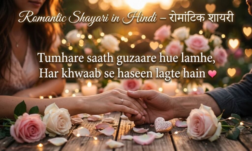 Romantic Shayari in Hindi – रोमांटिक शायरी