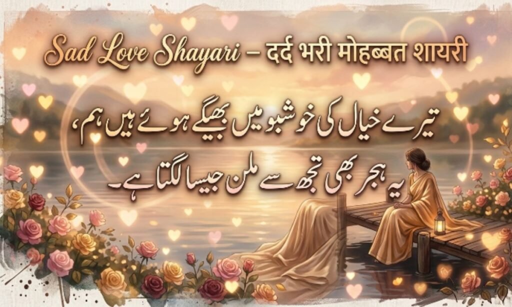 Sad Love Shayari – दर्द भरी मोहब्बत शायरी
