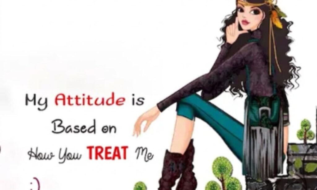 2 line attitude shayari for girl_