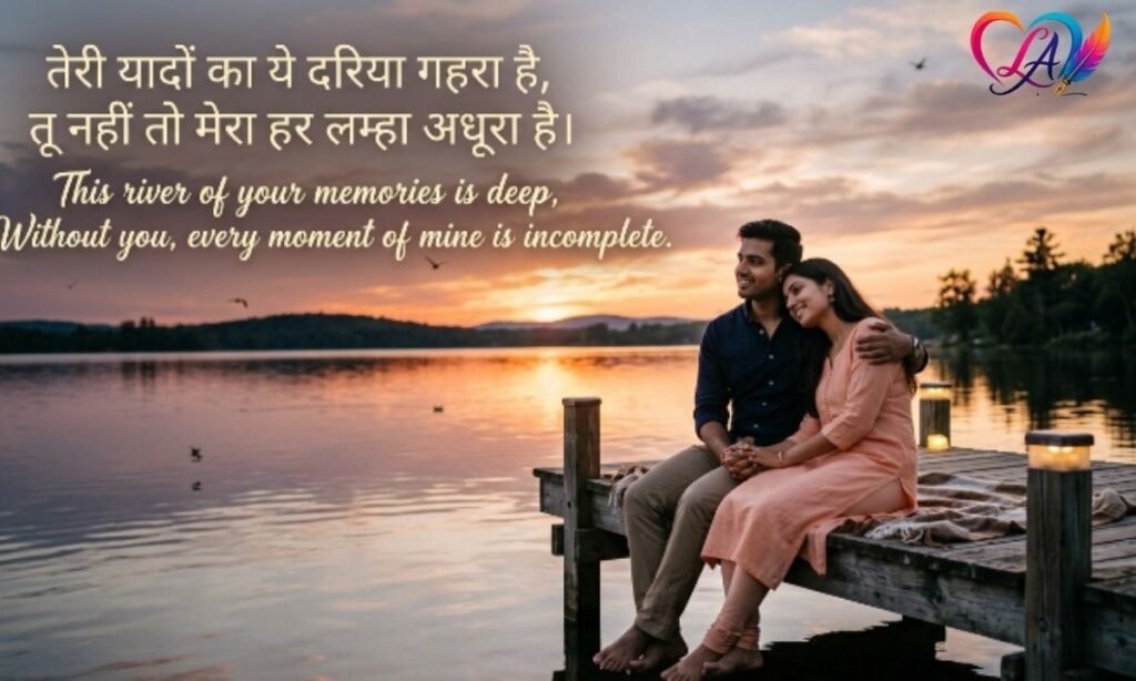 2 line love shayari in hindi english