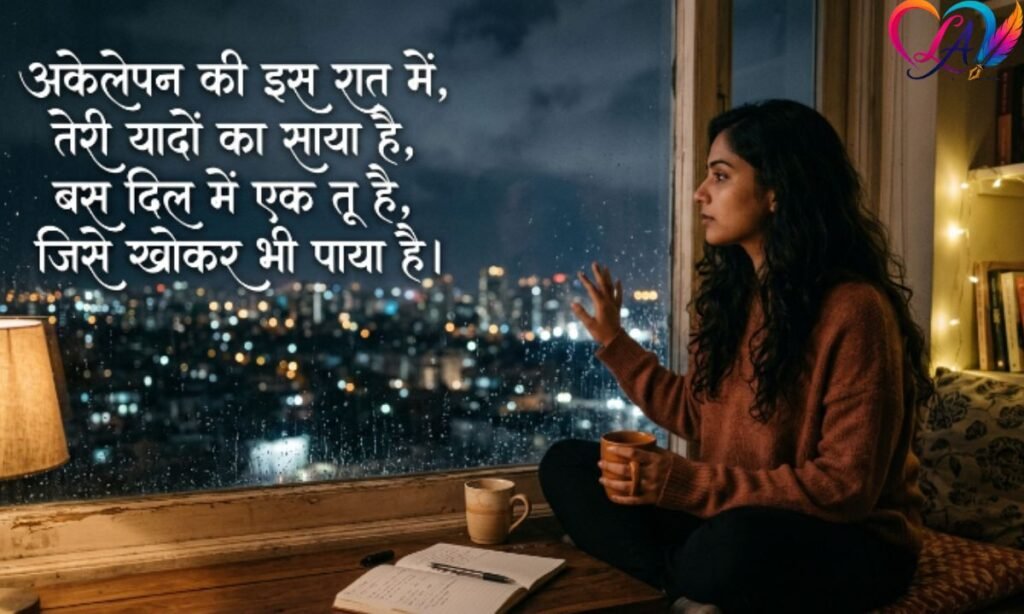 Alone shayari hindi love
