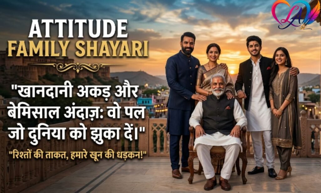 Attitude Family Shayari in Hindi