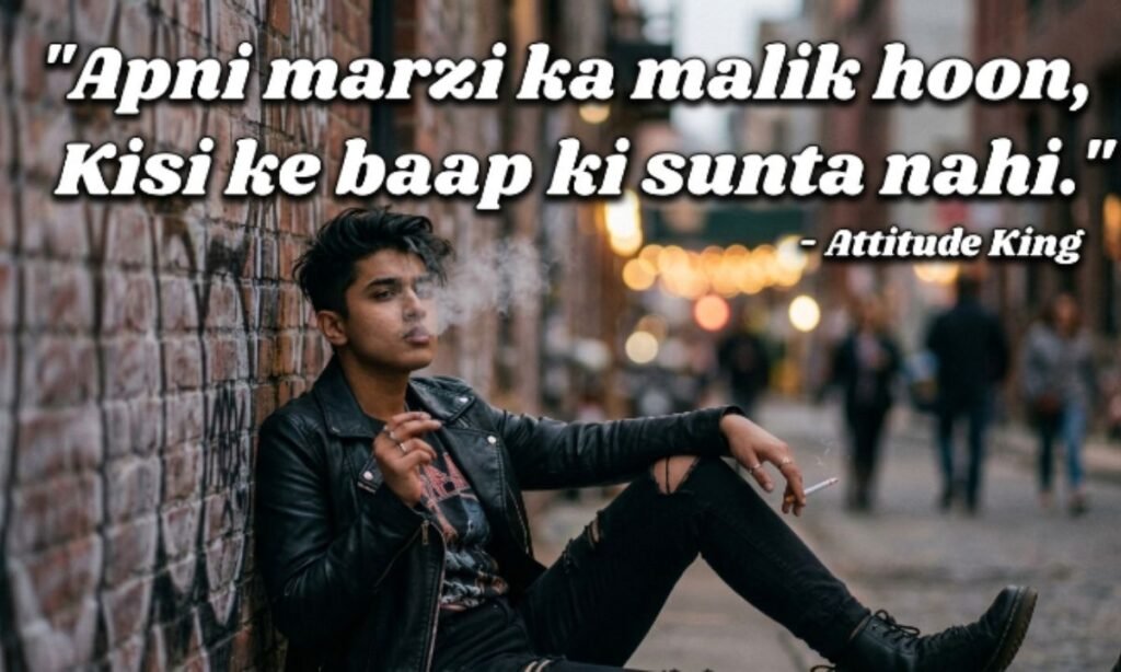 Attitude shayari Boy (2)