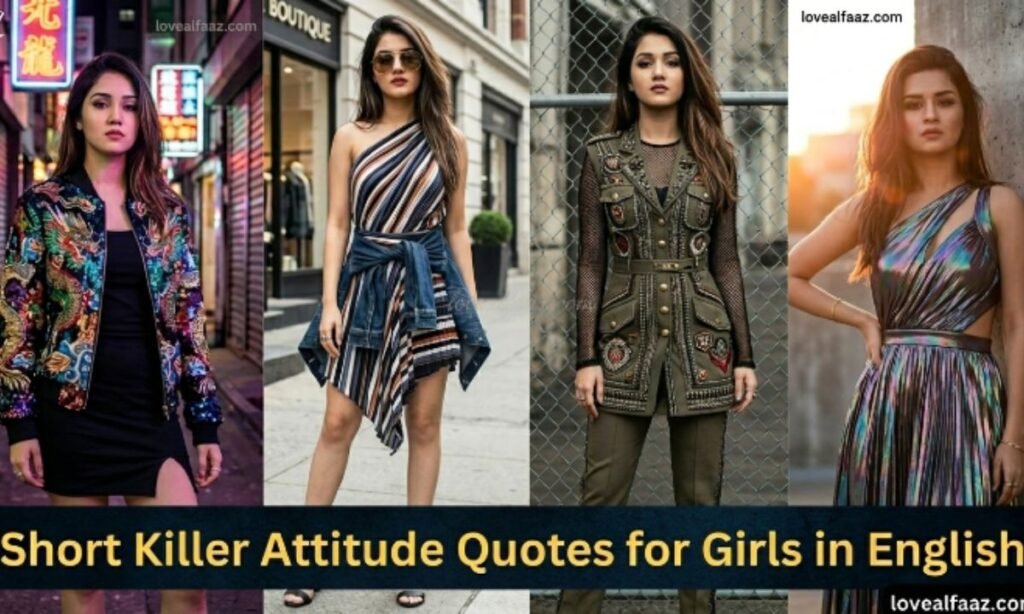 Attitude shayari for girls english