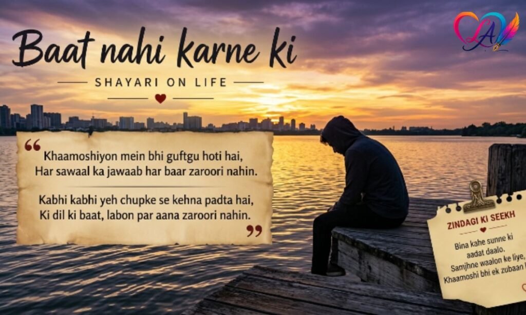 Baat Nahi Karne Ki Shayari