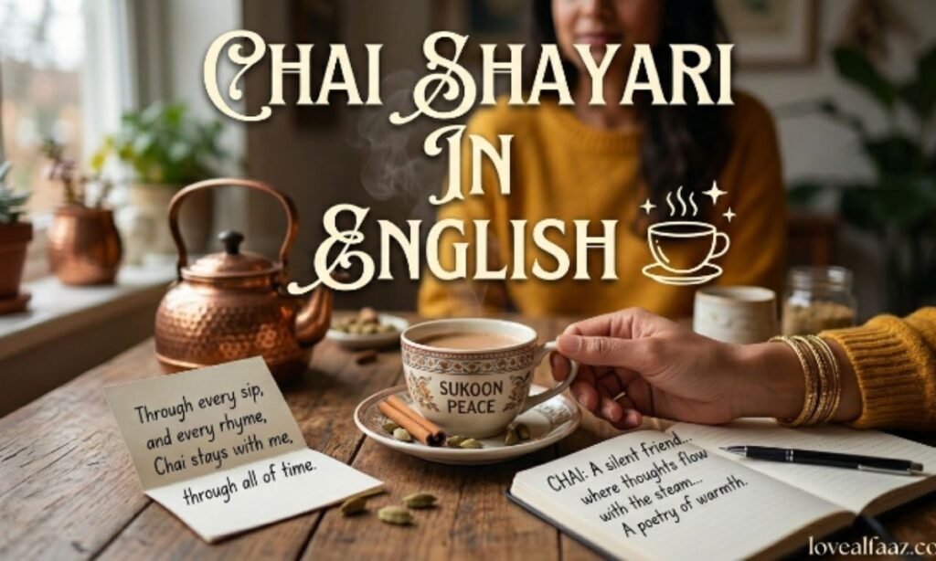 Chai Shayari In English ☕✨