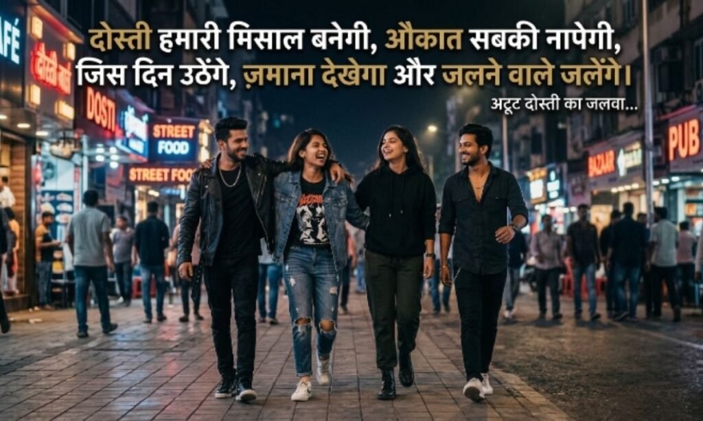 Dosti Attitude Shayari