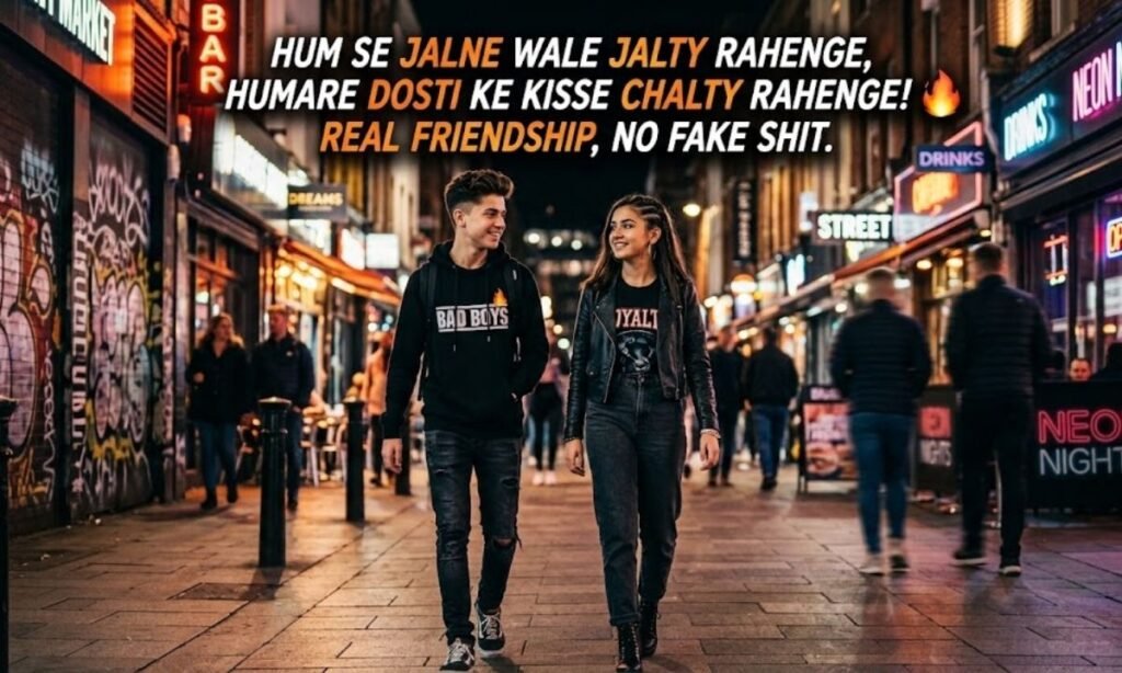 Dosti Attitude Shayari in English 🔥