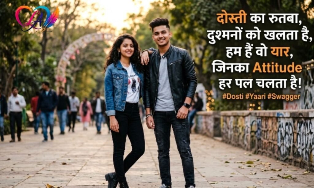 Dosti Shayari Attitude in Hindi