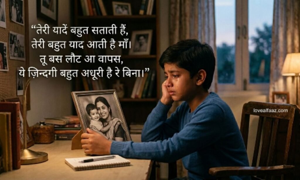 Emotional shayari miss you maa quotes in hindi_