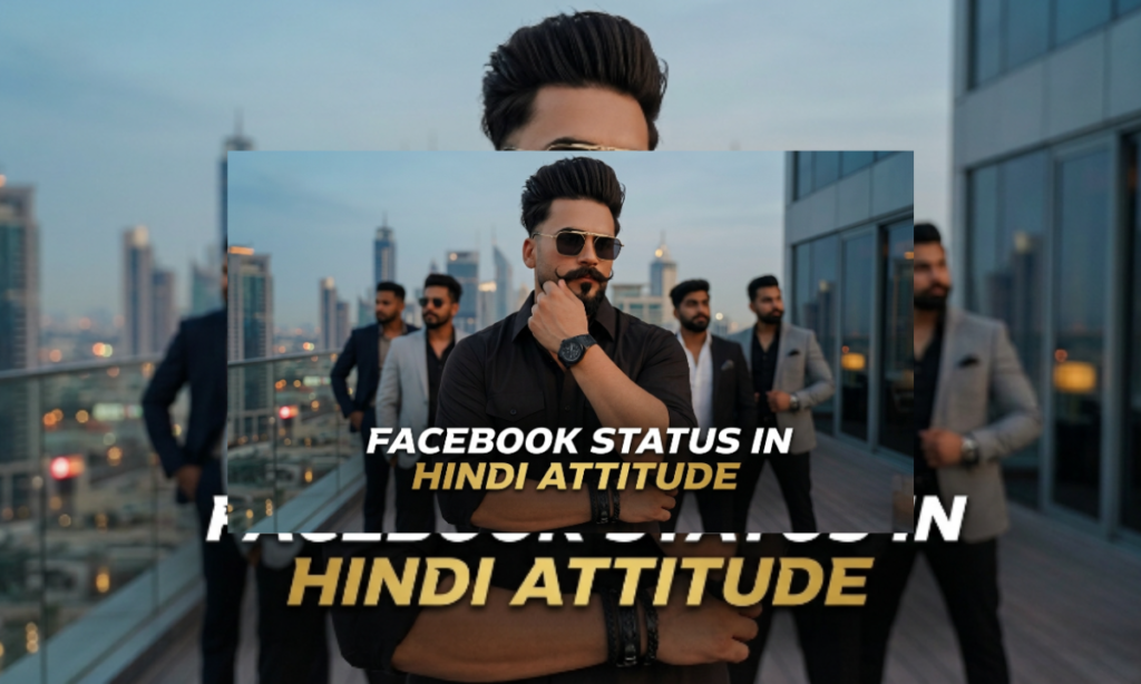 Facebook status in hindi attitude