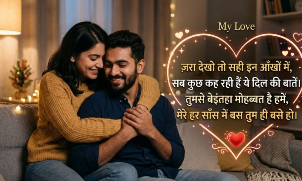 Heart touching love shayari in hindi for boyfriend
