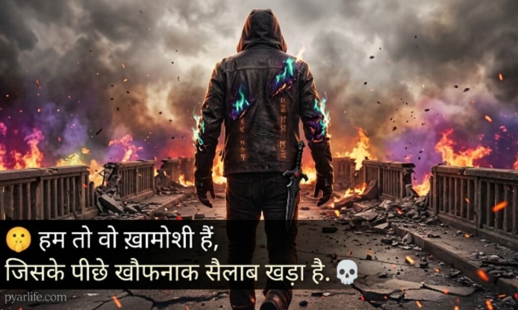 Killer attitude shayari with Emoji