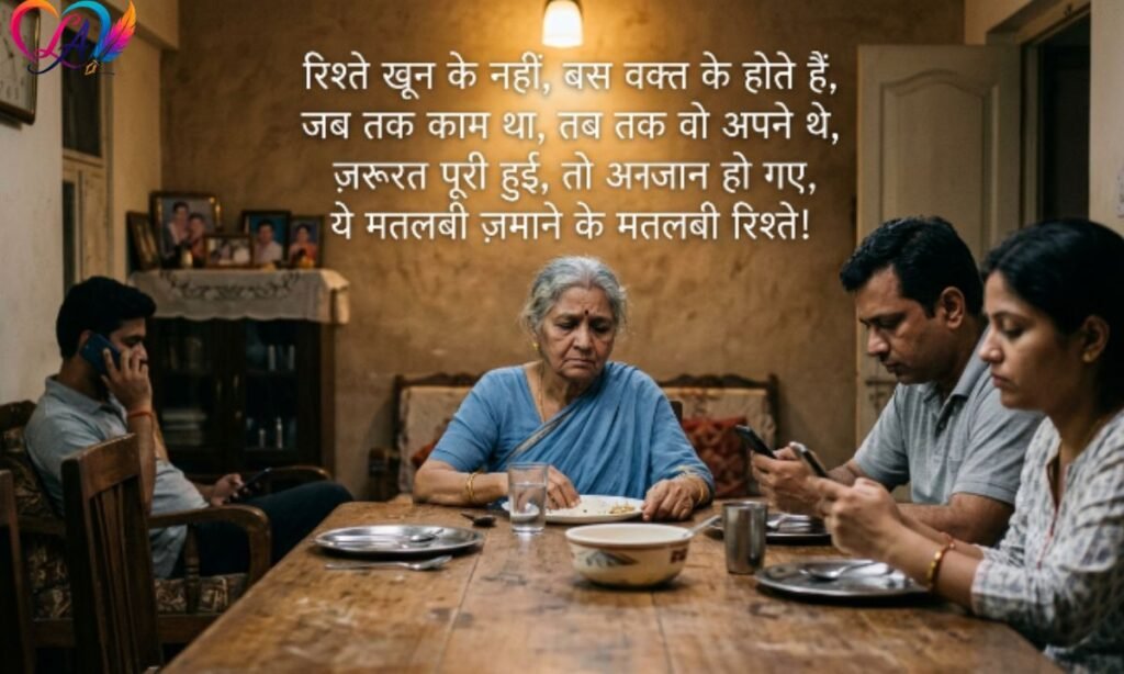 Matlabi family rishte shayari