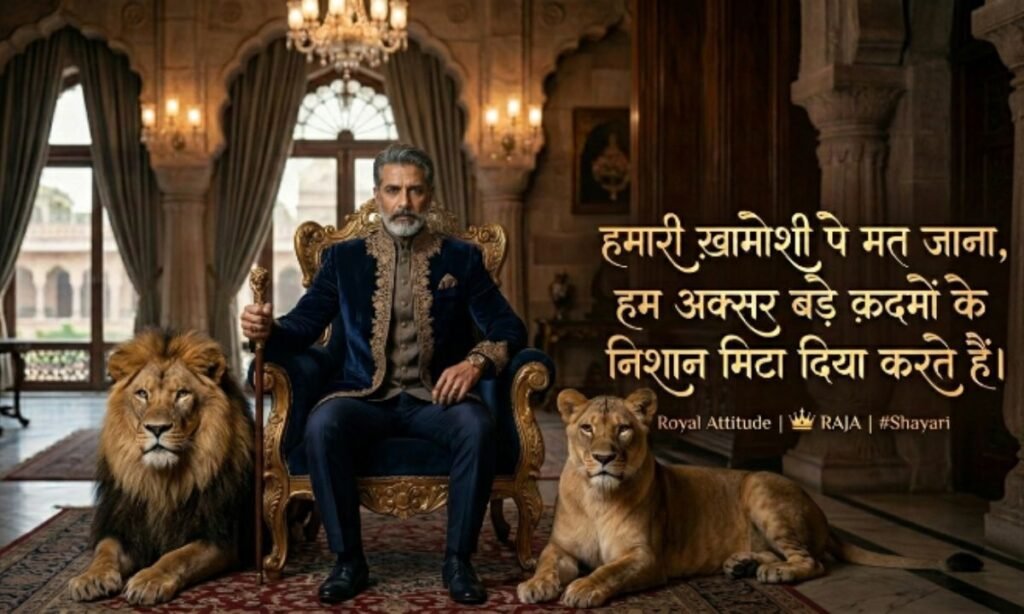 Royal Attitude Shayari 2 Line