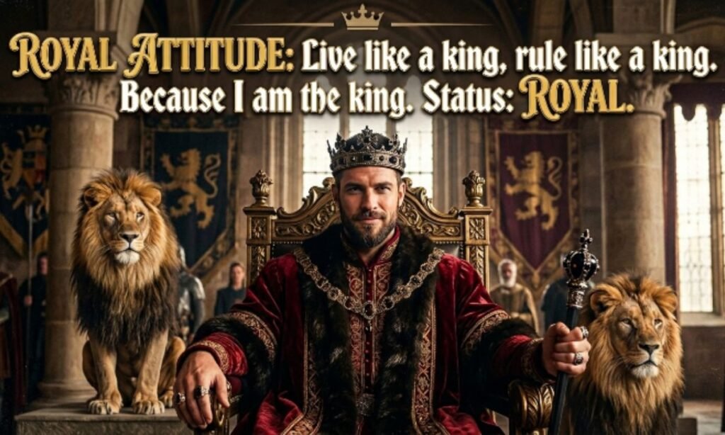 Royal Attitude Status in English