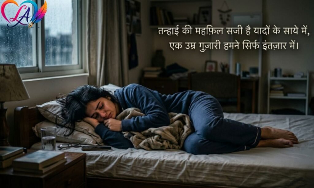 Sad Alone Shayari 2 lines in Hindi