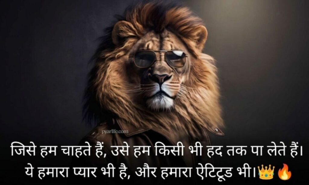 Swag Attitude Love Shayari in Hindi