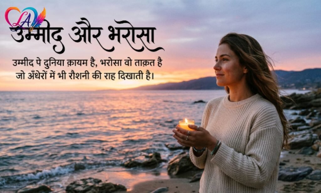 उम्मीद और भरोसा शायरी (1)