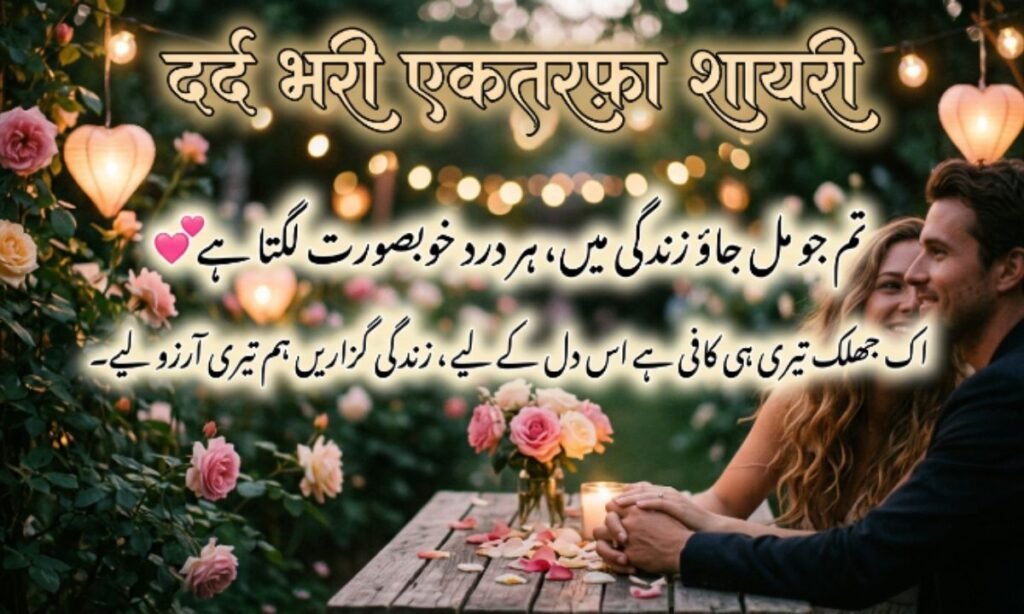 दर्द भरी एकतरफ़ा शायरी