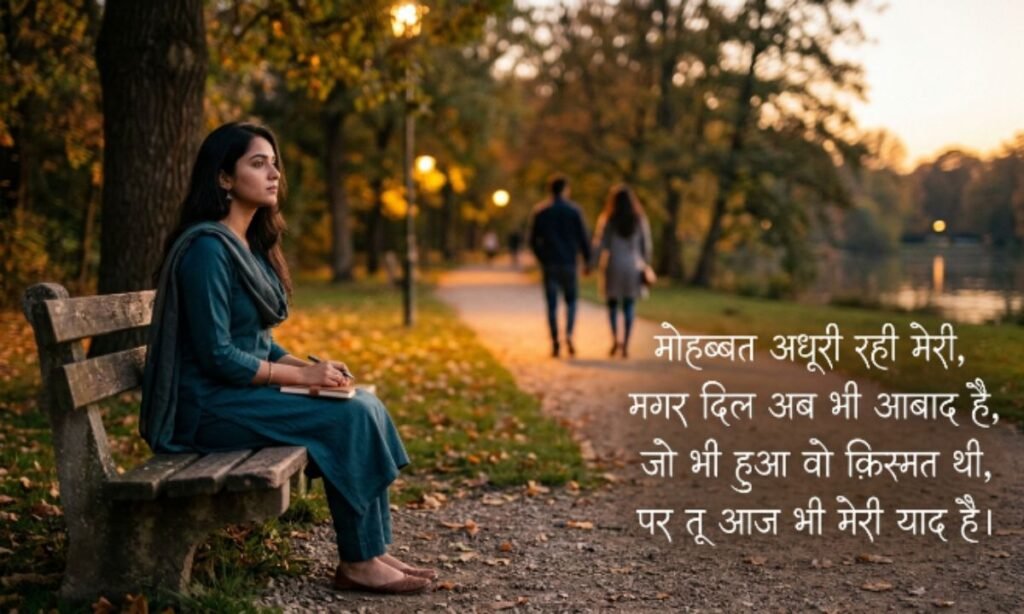 दिल छू लेने वाली एकतरफ़ा मोहब्बत शायरी
