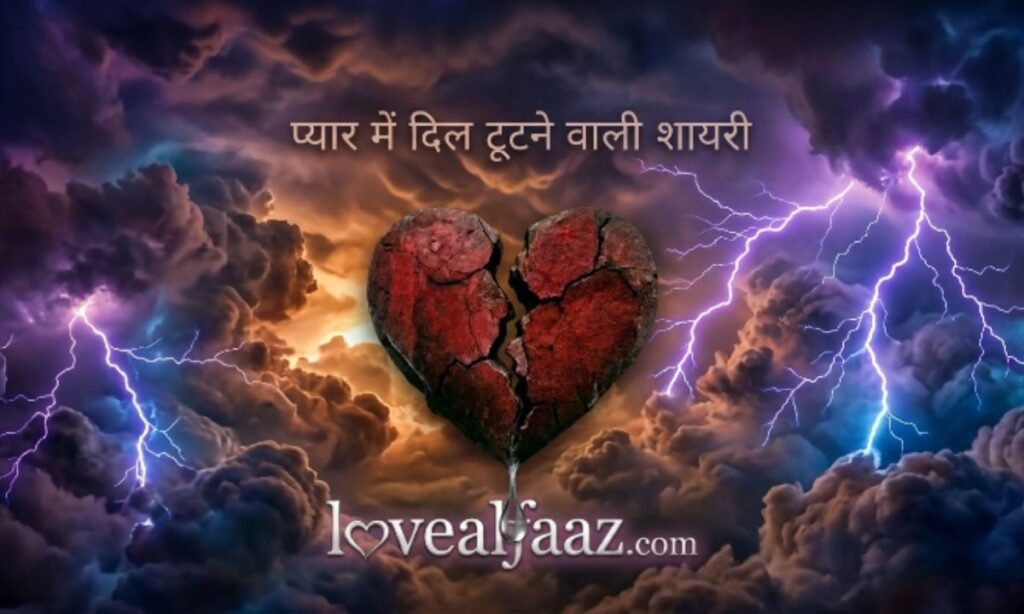 प्यार में दिल टूटने वाली शायरी 2 line
