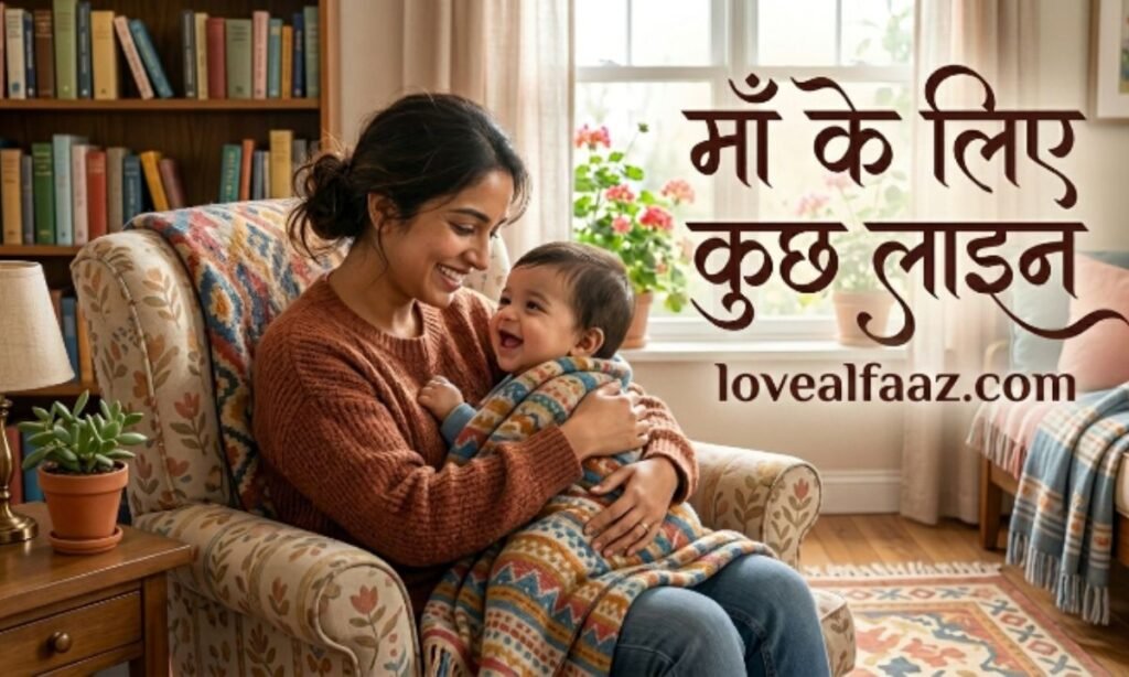 माँ के लिए कुछ लाइन