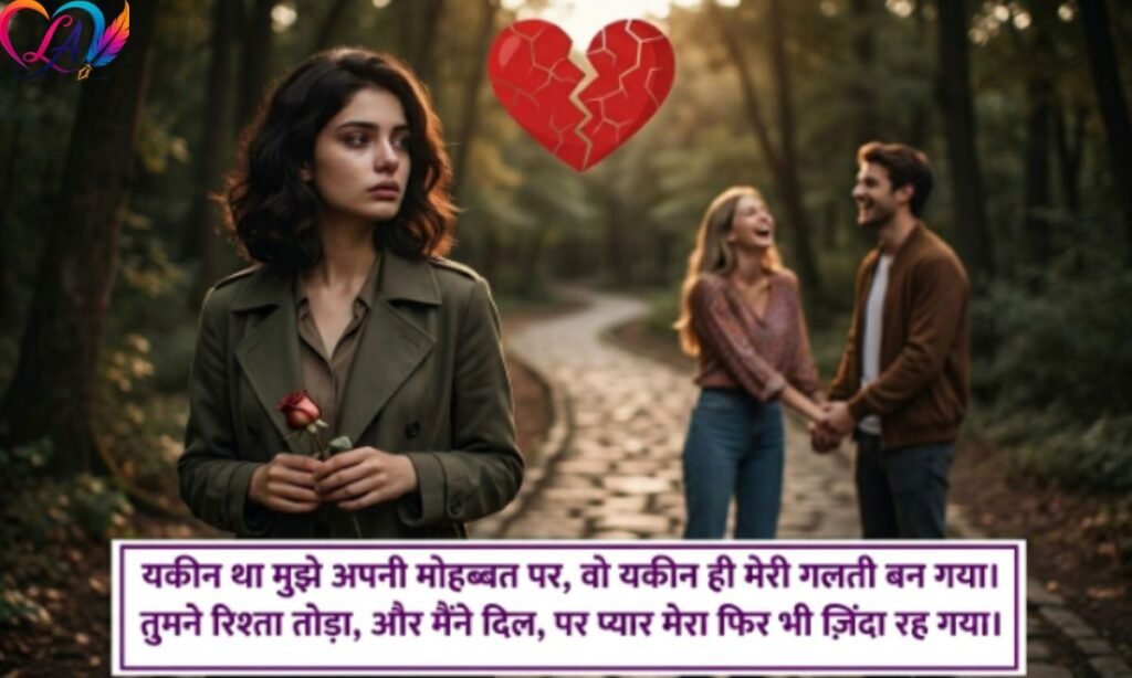 👧 Bharosa Shayari 2 Lines for Girl 💫
