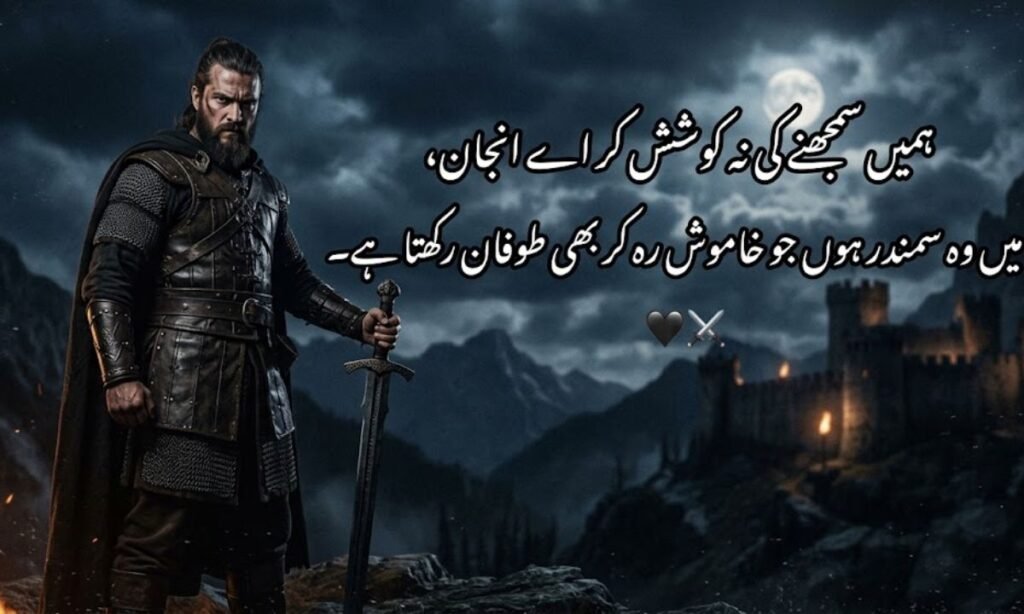 2 Line Attitude Shayari in Urdu 🖤⚔️
