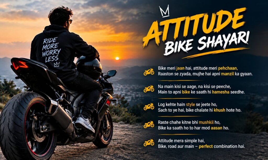Attitude Bike Shayari