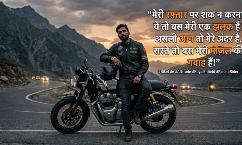 Attitude Bike Shayari m