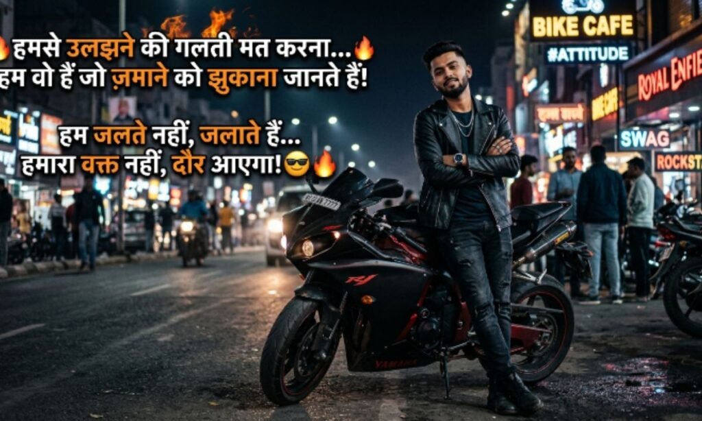 Attitude Shayari for Boys 😎🔥