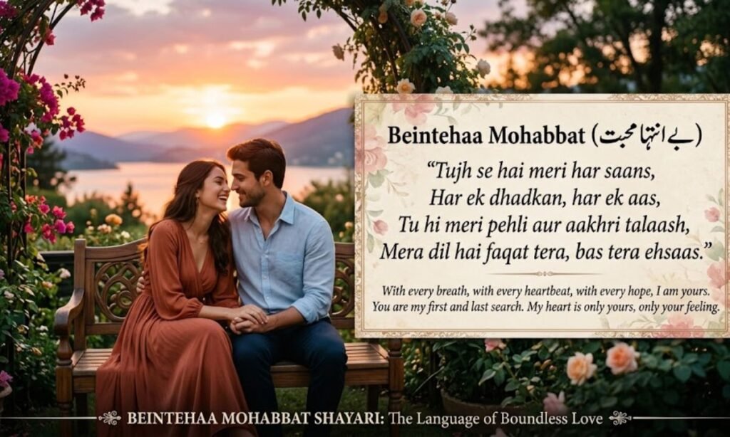Beintehaa Mohabbat Shayari