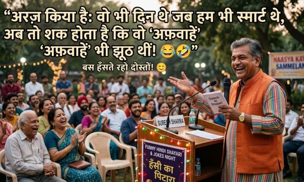 Best Funny Hindi Shayari 🤣