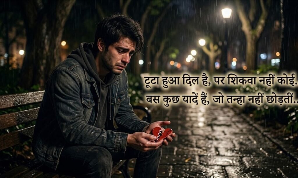 Broken Heart Sad Shayari 2 Line in Hindi