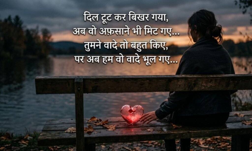 Broken Heart Shayari in Hindi