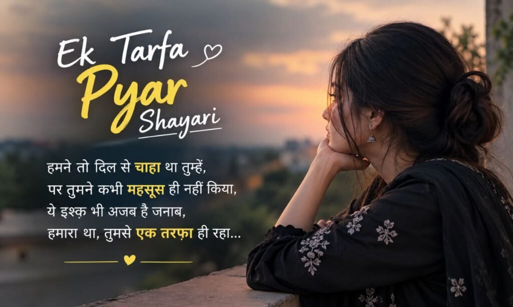 Ek Tarfa Pyar Shayari