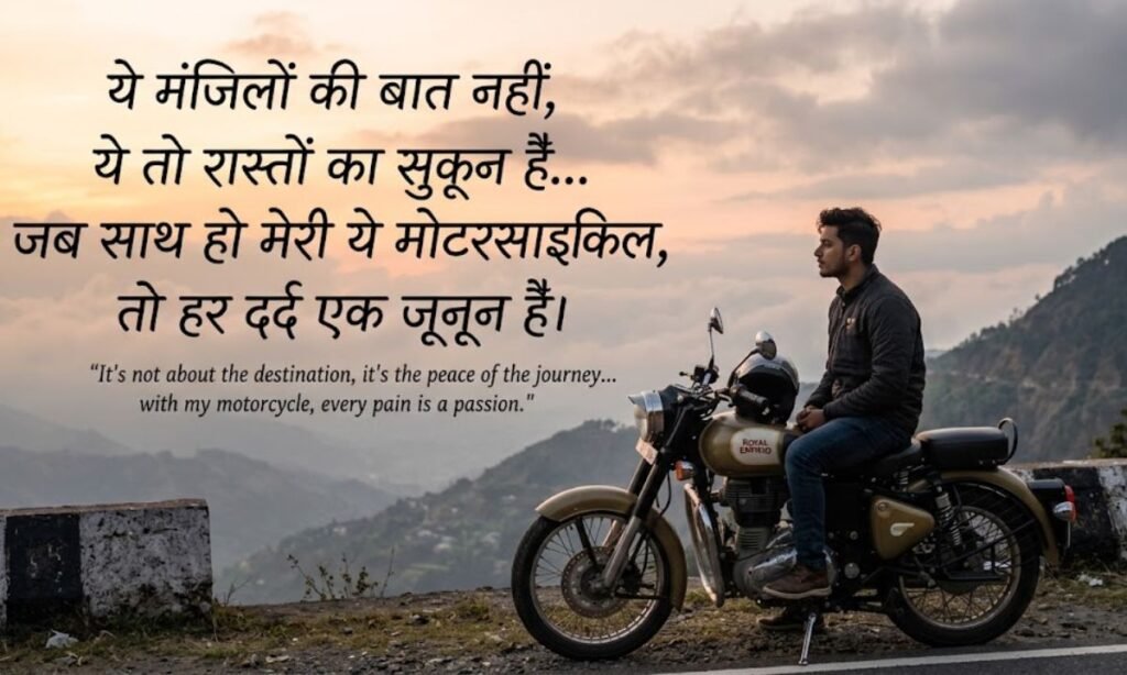 Emotional Motorcycle Shayari