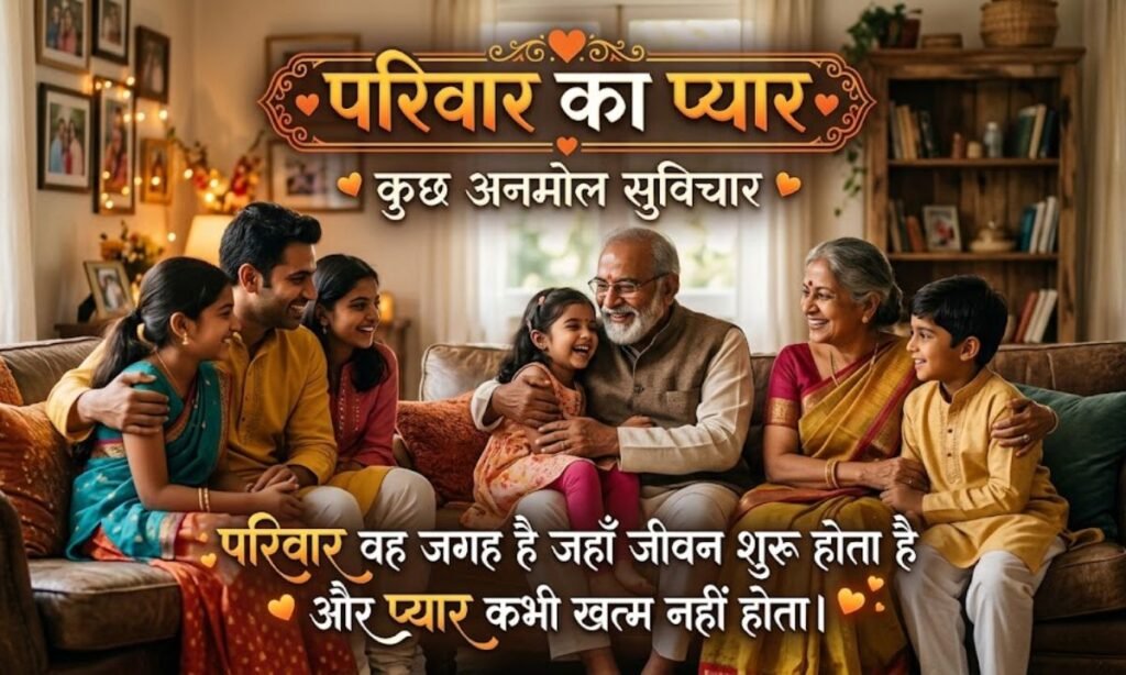 Family Love Quotes in Hindi
