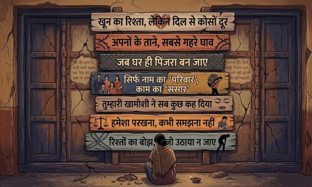 Family Taunting Quotes in Hindi