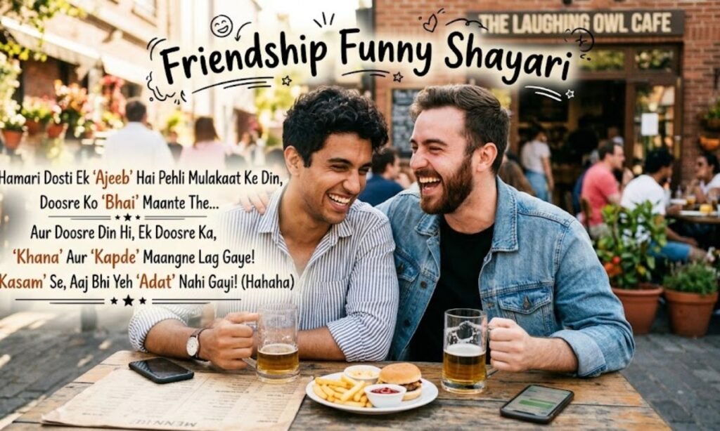 Friendship Funny Shayari in English m