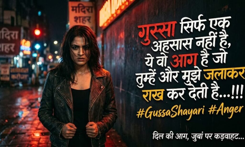 Gussa Shayari m