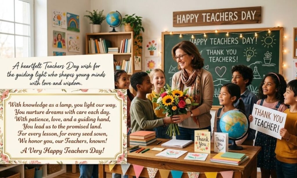 Heartfelt Teachers Day Shayari in English