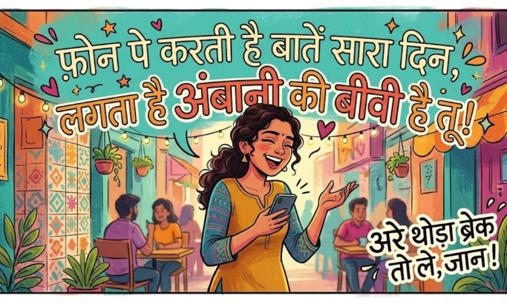 Hindi Funny Shayari For Girl 💁_