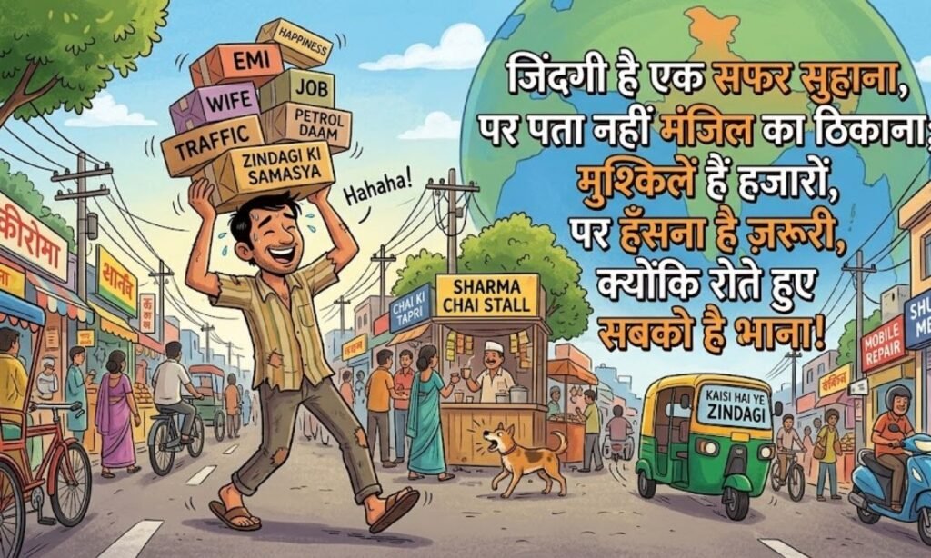 Hindi Funny Shayari On Life 🌍